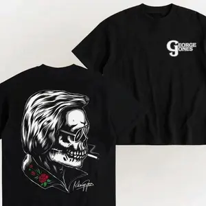 George Jones Zombie Vintage T-Shirt, The Possum Graphic Tee, Country Music Unisex Cotton Shirt, Retro Funny Hoodie Sweatshirt, Comfortable Gift For Fans, For Her, For Him VYU F7D PI1 E1E