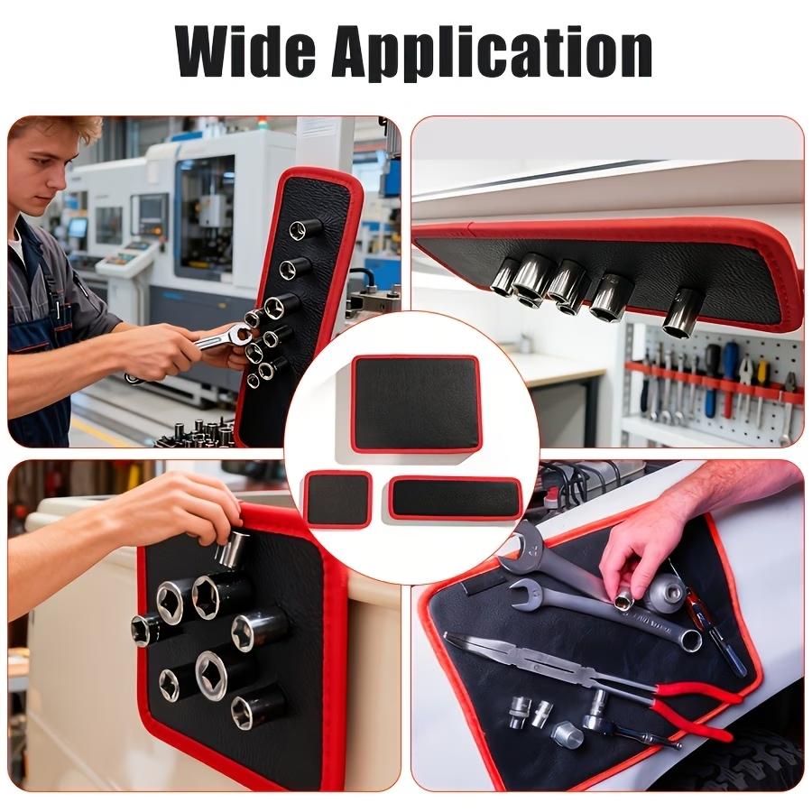 Magnetic Tool Pad Kit - 1/2/3-Piece Options, Anti-Slip Magnetic Suction Design, Flexible Tray for Automotive Repair Tool Picking & Organizing