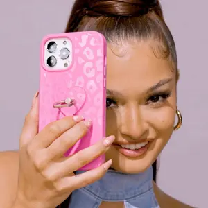 VELVET CAVIAR Case for iPhone 15 Pro Max | Compatible with MagSafe | 10ft Drop Tested | Protective Designer Cases| Hot Pink Leopard