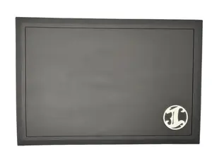 Large Tapered Mat - Black w/ White Logo