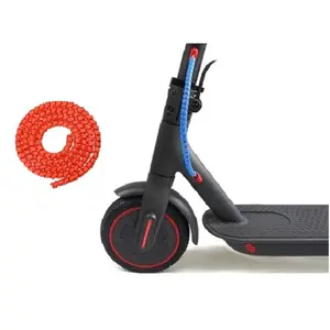 Protective Spiral Cable Wrap for Scooter Parts, Durable Wire Protection Tube, 1 Meter Long Coil Cord Organizer Accessory Installation