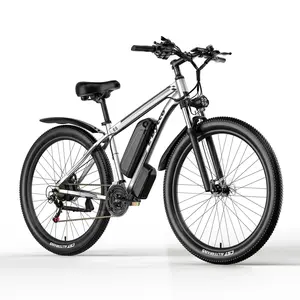 EBYCCO E8 29-Inch Aluminum Electric Mountain Bike for Adults Peak 1000W Motor up to 34 MPH  48V 17.5Ah UL Certified Battery 21-Speed Shimano Drivetrain Front Suspension Aluminum Bike summervibes️