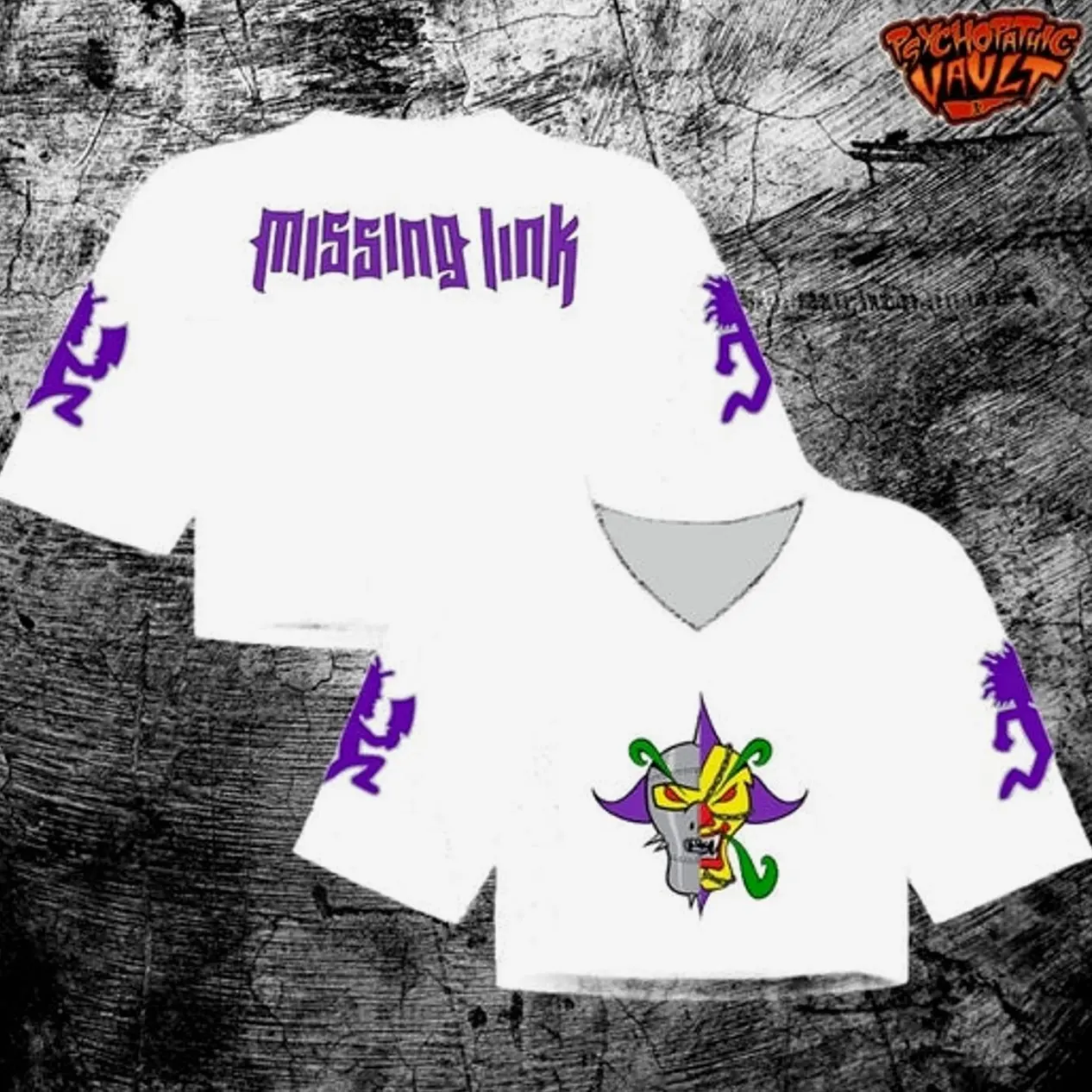 Missing Ink Jester Crop Top Jersey ICP Juggalo Jersey