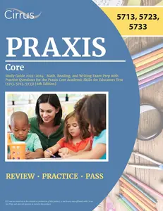 USED-Praxis Core Study Guide 2023-2024: Math, Reading, and Writing Exam Prep with Practice Questions for the Praxis Core Academic Skills for Educators Test by Cox, J. G. (Paperback)