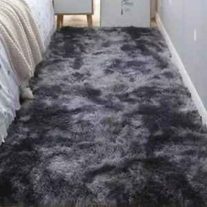 Fluffy Bedside Rug, Modern Soft Plush Bedside Bay Window Carpet, Non-slip Floor Mat for Home Living Room Bedroom Dormitory Hotel, Christmas Decor, Fall Decor, Christmas Gifts, Christmas Decorations