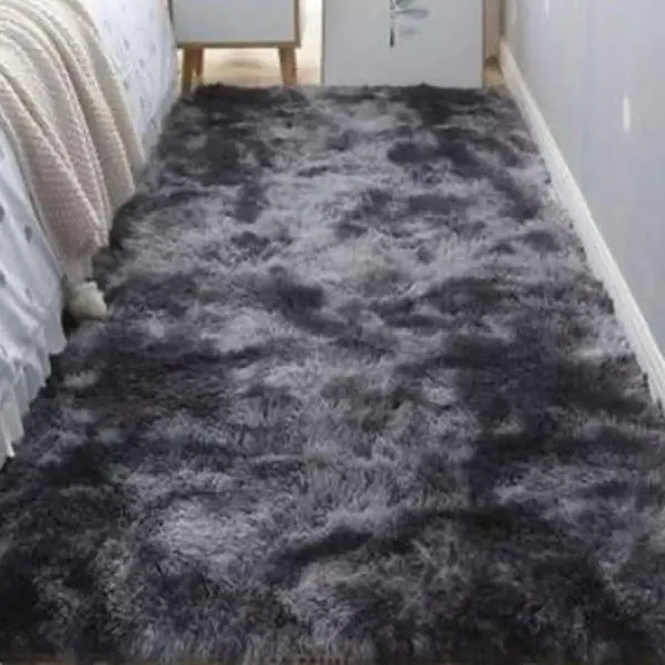 Fluffy Bedside Rug, Modern Soft Plush Bedside Bay Window Carpet, Non-slip Floor Mat for Home Living Room Bedroom Dormitory Hotel, Christmas Decor, Fall Decor, Christmas Gifts, Christmas Decorations