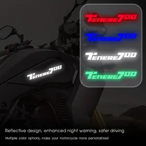 Yamaha Tener É Super 700/T700S Motorcycle Side Box and Luggage Compartment - Compatible with Reflective Stickers for Enhanced Visibility At Night - Compatible with Yamaha Tener É Super 700 (2019-2025 Models) - Tener É 700S Motorcycle Stickers