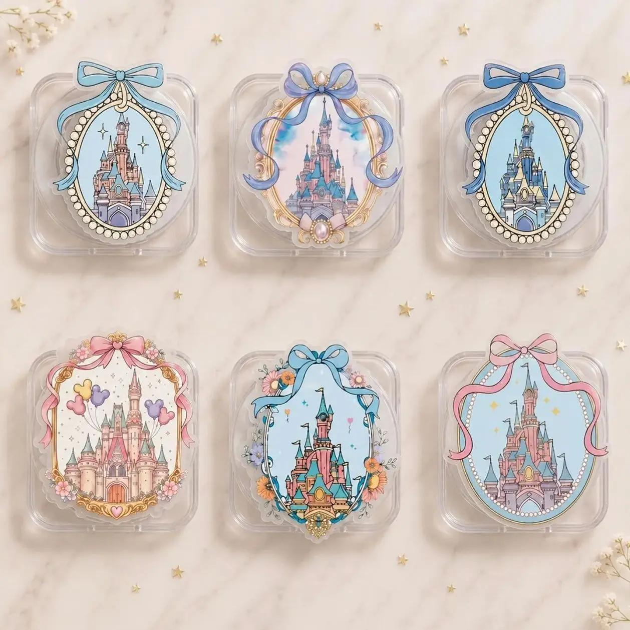 Magic Castle Princess Kingdom Phone Grip, Aesthetic Cottagecore Phone Stand Holder, Whimsical Accessory Gift