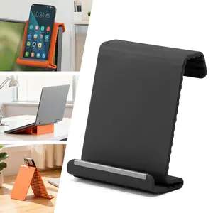 Adjustable Phone & Tablet Stand, Foldable Travel Holder for Desk, Airplane & Home Use, Compatible with Smartphones and Tablets