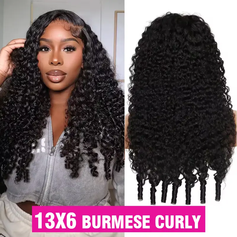 13x6 Burmese curly