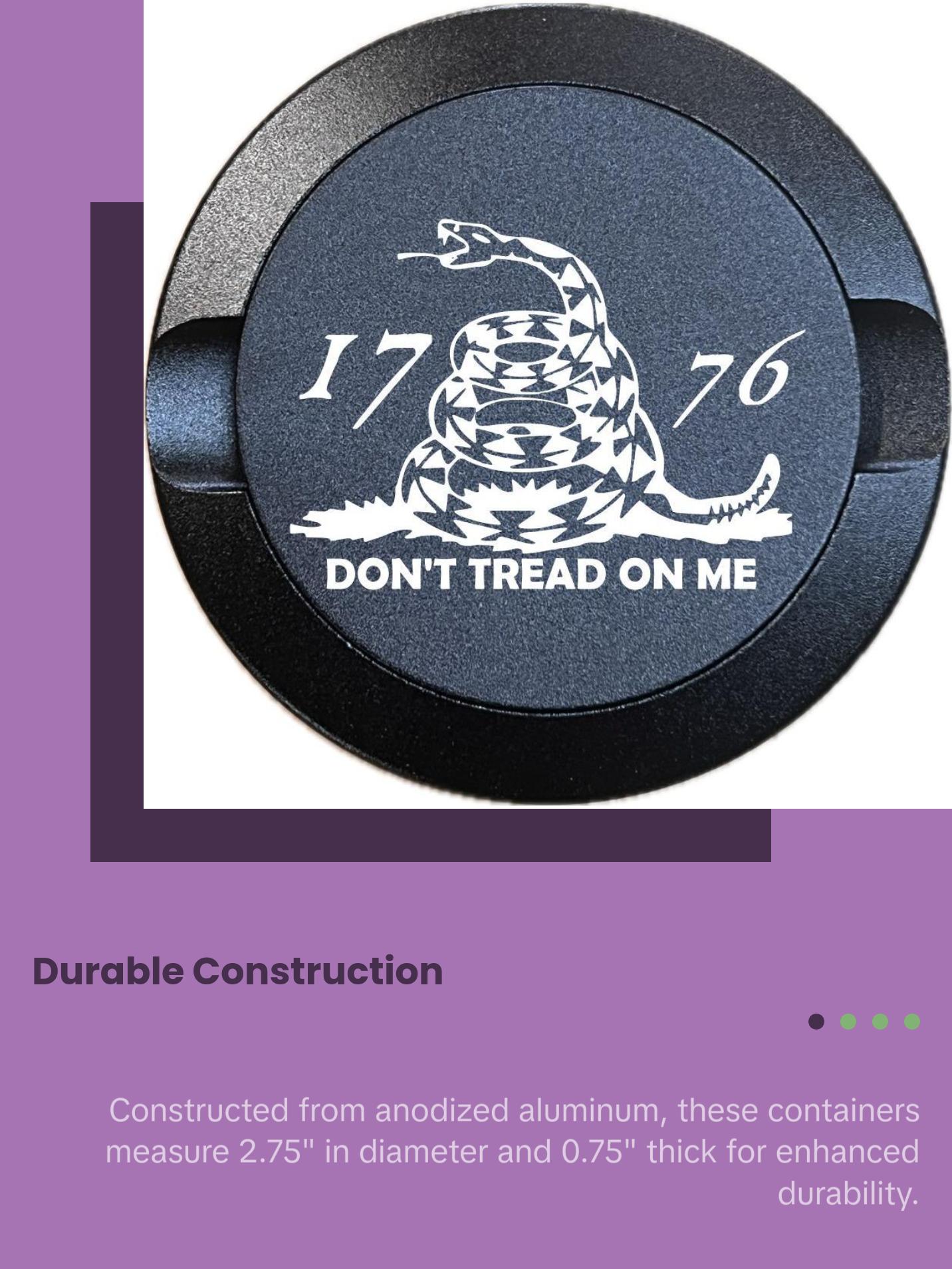 Nicotine Pouch Can - Original Product for Nicotine Use - Compact Design for Easy Storage and Transport