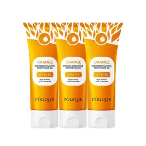 Orange exfoliating gel, aromatic exfoliating agent, mild exfoliating gel, deep cleaning face and body, homecoming gift
