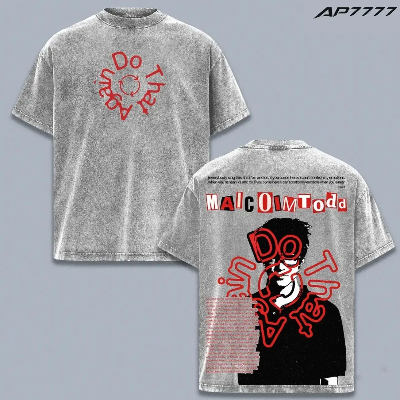 Malcolm Todd Do That Again Shirt, Indie Pop Graphic Tee, Double Sided Vintage Washed T Shirt, Retro Album Aesthetic Concert Merch, Alternative Music Fan Gift, Oversized Heavy Cotton Unisex Streetwear Tee, Malcolm Todd Fan Apparel 9YV