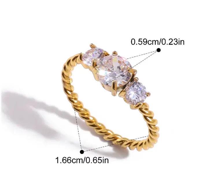 Lana 3 tier Ring