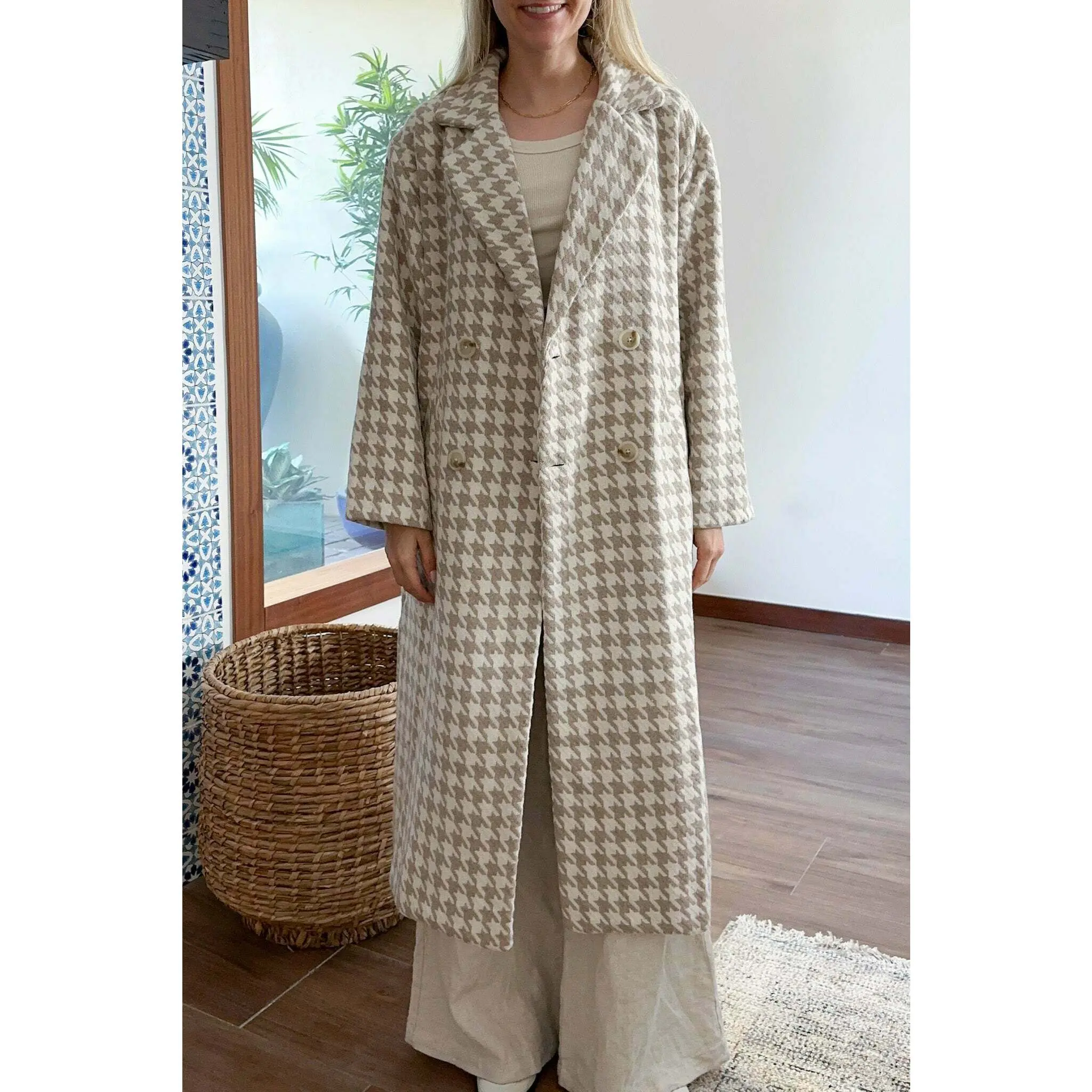 Lilibet Houndstooth Coat