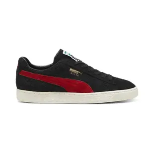 PUMA Mens Suede Made In Japan Lace Up Sneakers Shoes Casual - Black