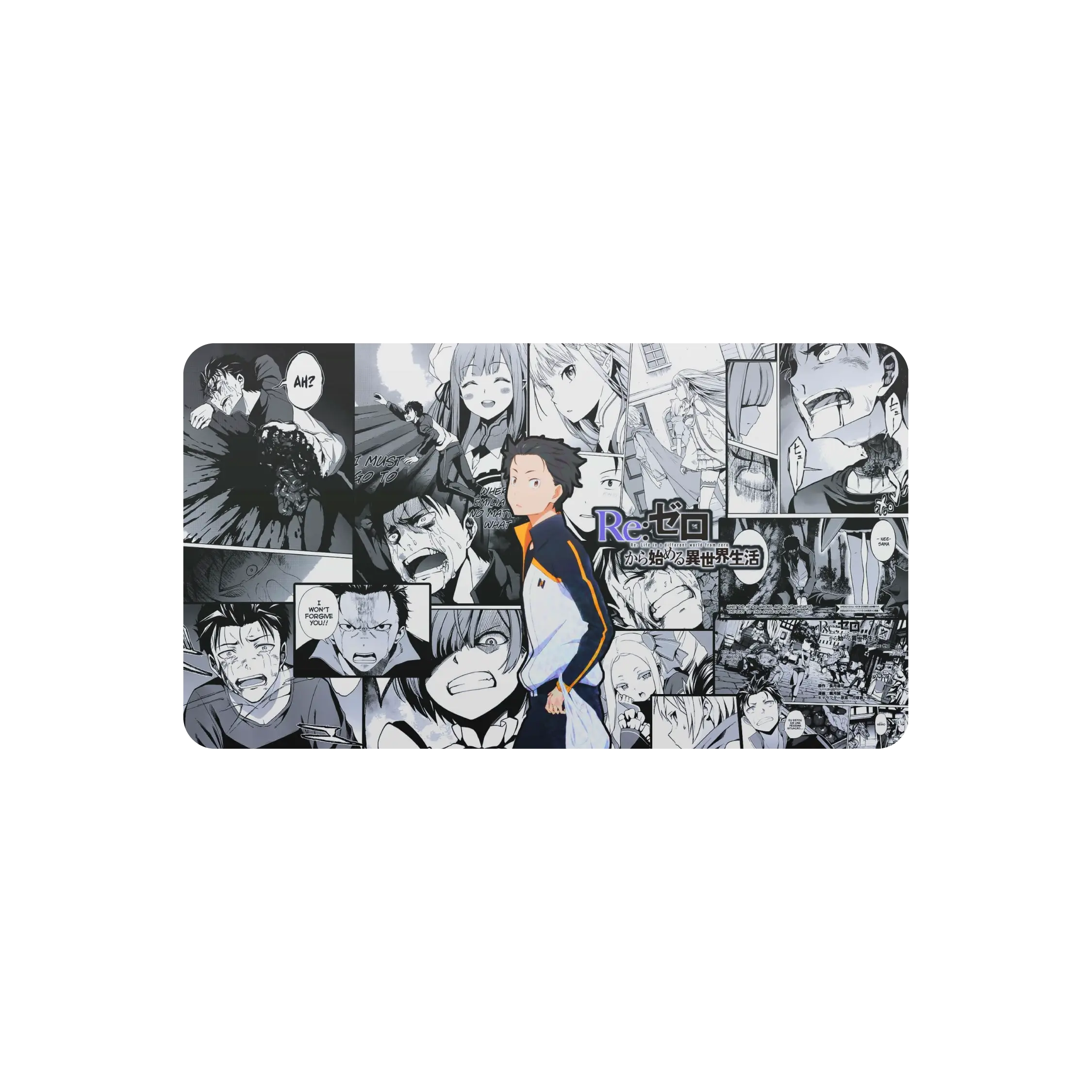 Subaru Natsuki Gaming Desk Mat Anime Re:Zero Mousepad Gaming Mousepad Keyboard Mouse Pad