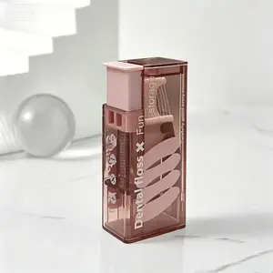 Dental Floss Portable Case, Storage 10 Picks Floss in Box,Floss Pick Dispenser for Cleaning Teeth and Oral Care,Toothpick Floss is Perfect for Dating,Travel,Hotels & Office of Party Gifts