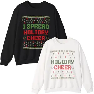 Couples Spread Holiday Cheer $ Holiday Cheer Matching Christmas Ugly Sweaters