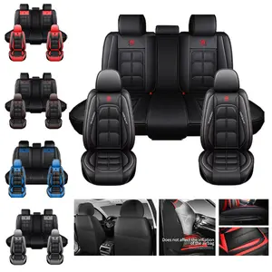Waterproof Leather Car Seat Covers - Sleek Stylish Protection for Car Seats from Spills and Stains - Ideal for Car Owners