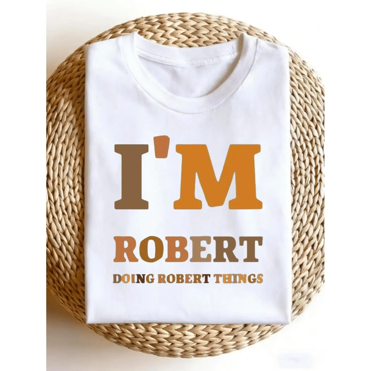 Robert Men S Cotton T-shirt Moisture-Wicking Comfortable Fit for Enhanced Mobility