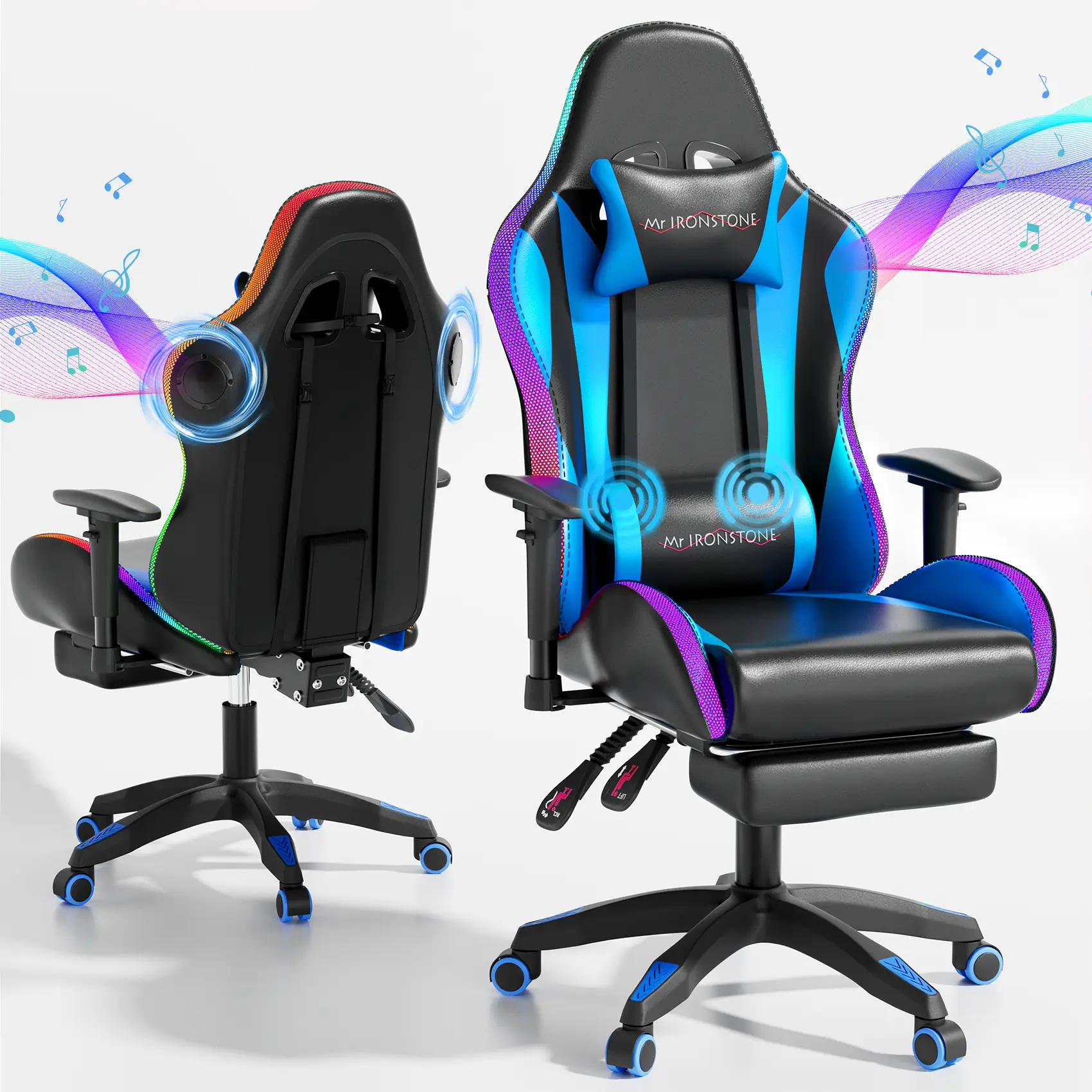 gaming chair with bluetooth speakers and vibration - TikTok Shop