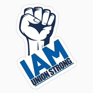 I Am Union Strong Sticker 8HY