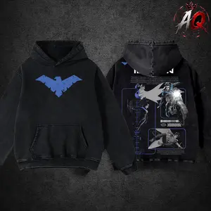 Nightwing Shirt Dick Grayson Tee, Gotham Vigilante Graphic T-Shirt, DC Hero Comic Book Shirt, Bat Family Streetwear Tee, Viral Trending Gift For Fans