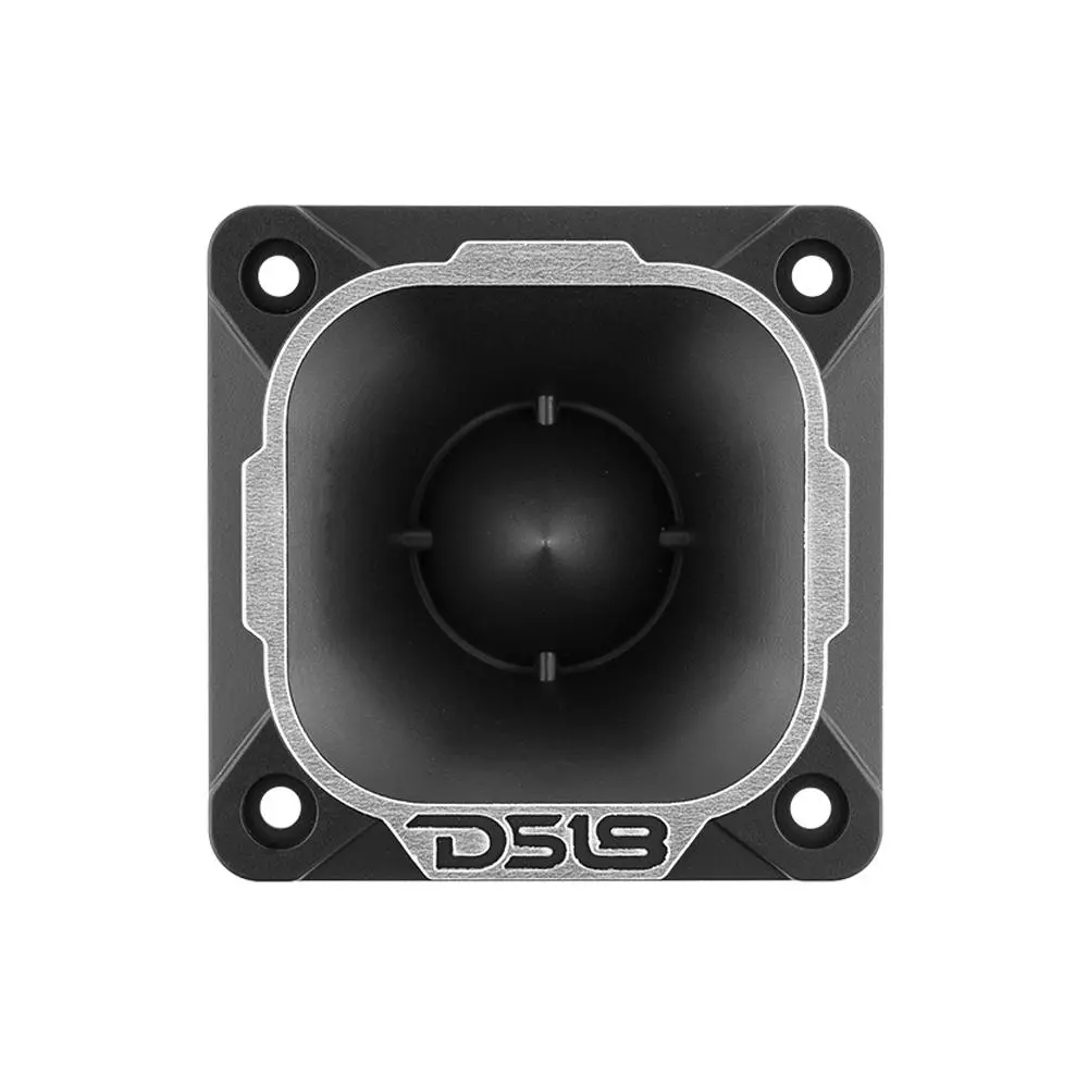 DS18 DS-PRO-TWN3 PRO 2.5 in High Compression Neodymium Car Audio Tweeter Speakers, 250 W, 1 in VC, Square Design, Mount-Compatible Audio Component