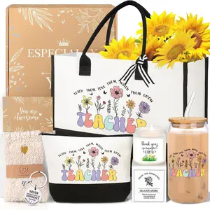 Funny Teacher Appreciation Gift Set| Tote Bag, Tumbler, Candle & More