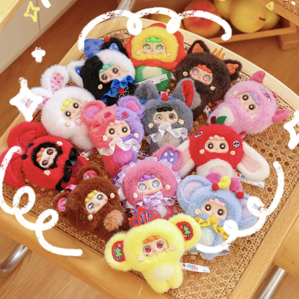 Migo Naughty Little Gremlin Blind Box Plush – Mystery Monster Toy, Soft Stuffed Doll, Surprise Gift, Anime Style Collectible for Kids & Fans