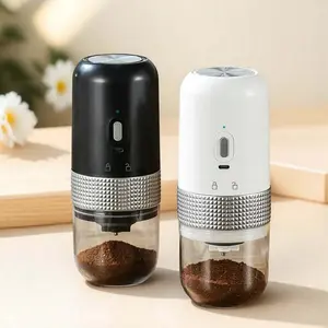 Wireless Mini Electric Coffee Grinder Rechargeable Portable Spice Mill for Home Kitchen Office Travel 1PC