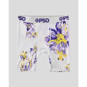 PSD Youth Boy's Paolo Banchero - Floral Mauve Boxer Brief - Soft, Breathable and Comfortable Stretch Underwear