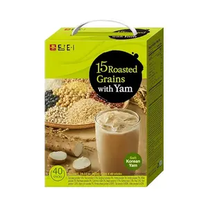 Damtuh Misugaru – Korean 15-Grain Drink Mix, Nutty & Smooth, Balanced Sweetness, Traditional Breakfast, 20g x 40 Sticks.