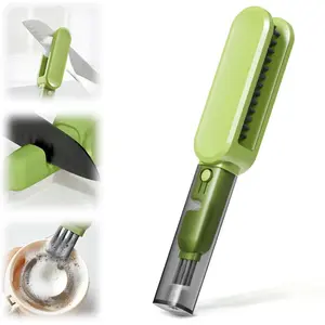3-in-1 Knife Cleaner & Sharpener, Multi-Functional Cutlery Brush, Double-Sided Blade Scrubber for Kitchen Knives, Forks, Dishes outdoor enthusiast