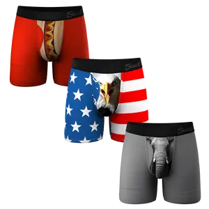 The Apex Mix | Shinesty Ball Hammock® Pouch Boxer Briefs with Fly 3 Pack