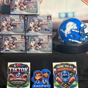 Special Memorial Day Break 2025 5x Topps Chrome  Blasters - 24 Football Trading Cards with 3 Blaster Exclusives per Box, Sports Cards Packs, Trade Card Box