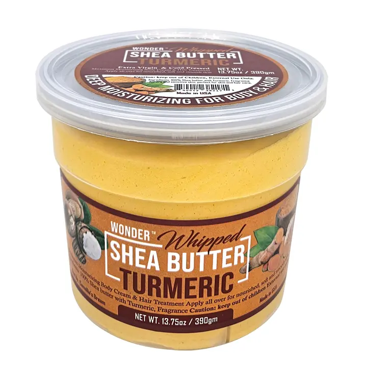 WONDER Whipped Shea Butter - Turmeric 13oz WONDER Whipped Shea Butter - Turmeric 13oz