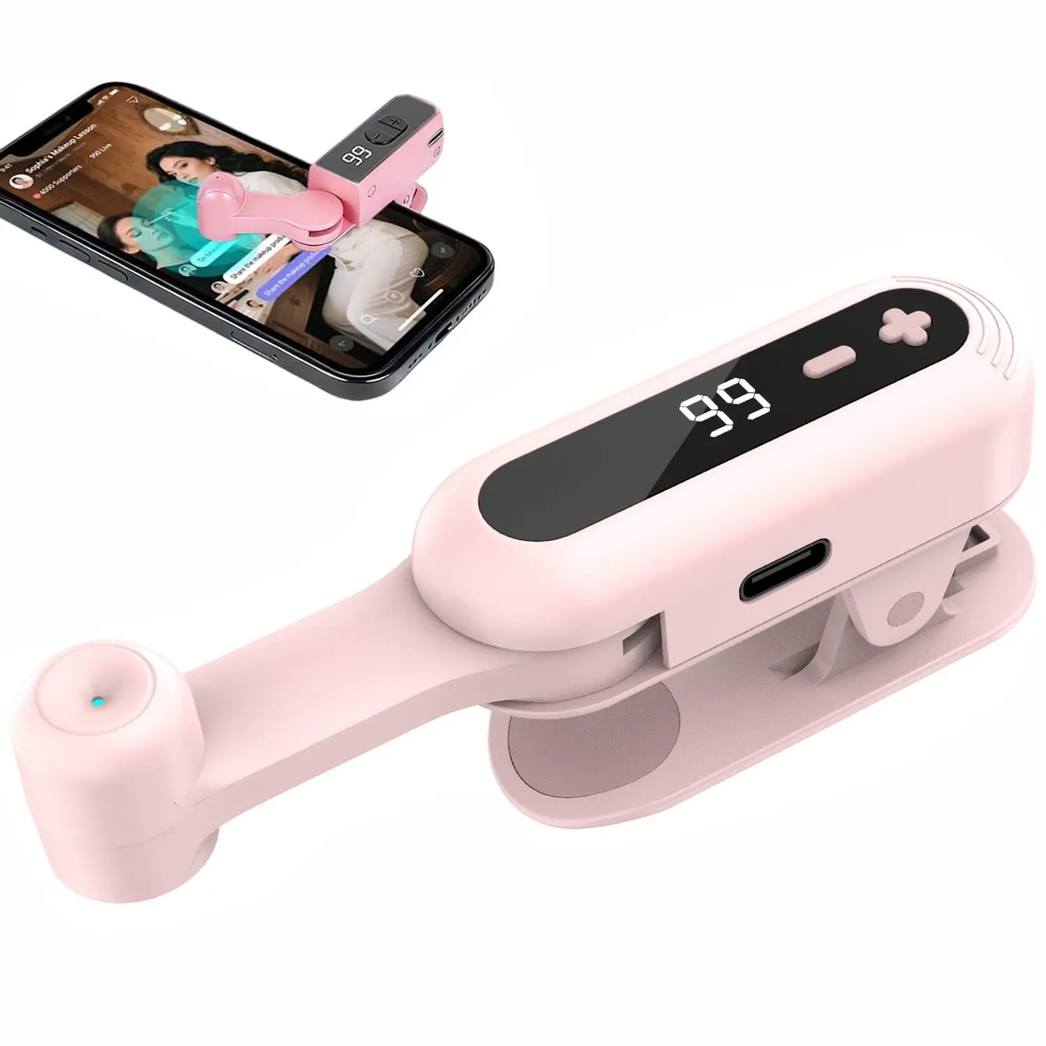 Auto Clicker for Smart Phone Portable Auto Clicker for Smartphone, Hands-Free Touch Screen Operation for Live Streaming, Gaming, and Social Media (iPhone & Android)