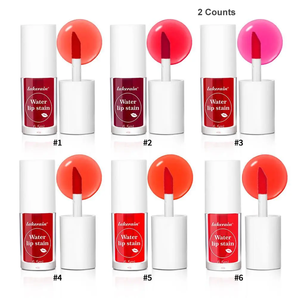 Long-lasting Matte Lip Stain, 2 Counts Waterproof & Smudge-proof Lip Tint, Non-drying Formula, Hydrating Lip Stain, Easy To Apply, Tinted Lip, Lip Tint Set Lip Product Makeup Matte Liquid Lipstick