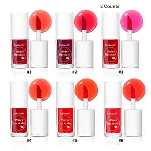 Long-lasting Matte Lip Stain, 2 Counts Waterproof & Smudge-proof Lip Tint, Non-drying Formula, Hydrating Lip Stain, Easy To Apply, Lip Tint Set Lip Product Makeup Matte Liquid Lipstick
