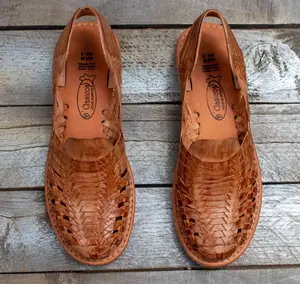 Handmade Leather Huarache Women's Mexican Sandals - Footwear