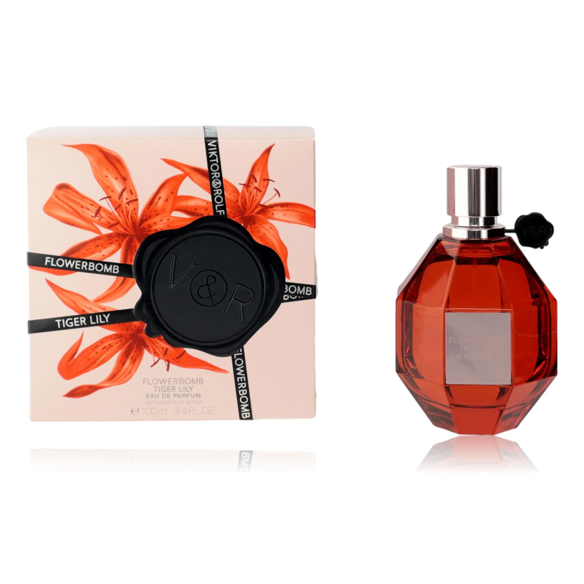 Viktor and Rolf Flowerbomb Tiger Lily Women's Eau de Parfum (EDP) Spray - 3.4 fl oz (3-3.9 fl oz)