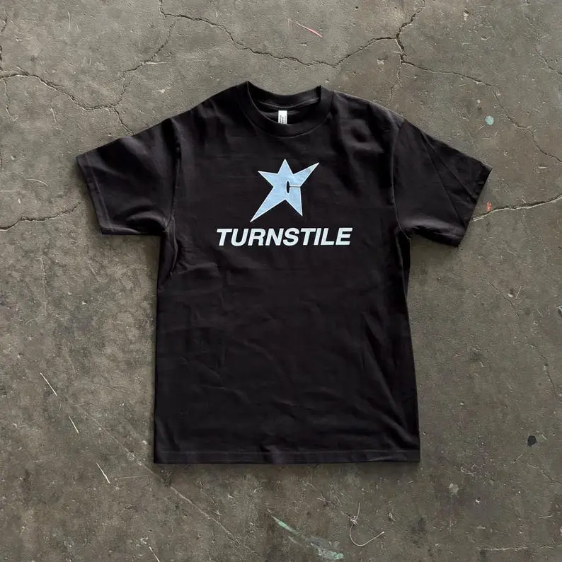 Turnstile Star Logo Graphic T-Shirt, Graphic Music Tee, Gift For Fans