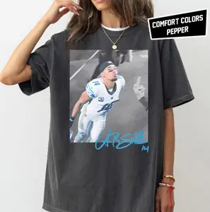 Amon-Ra St. Brown Funny Meme Unisex Comfort Colors Shirt, Football Y2k Rap Tee, Football Vintage T-Shirt, Football Game Day Shirt