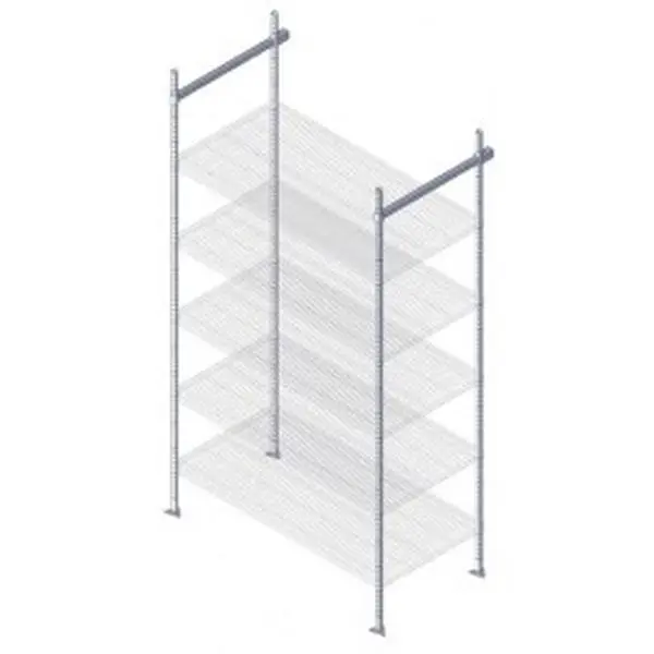 Quantum Storage TTK-E24 24 in. Overhead Track Stationary End Kit