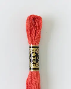 DMC Embroidery Stranded Thread - Six-Strand Embroidery Floss - 351 - Coral