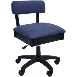 Arrow Duchess Blue Hydraulic Sewing Chair