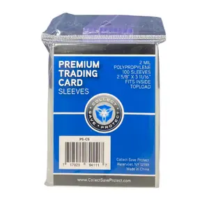 Collect Save Protect CSP Premium Trading Card Sleeves 2 5/8 X 3 11/16 [100 Penny Sleeves]