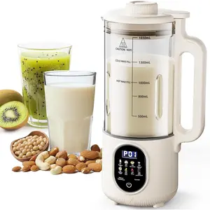 55oz Extra Large 10 in 1 Automatic Nut Milk Maker 20 Blades Homemade Plant Based Oat Almond Soy Milk Maker with Auto Clean Delay Start Boil Keep